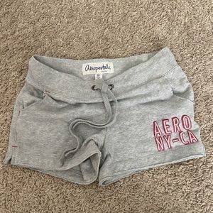 Aeropostale stretch gray sweat shorts, sz XS